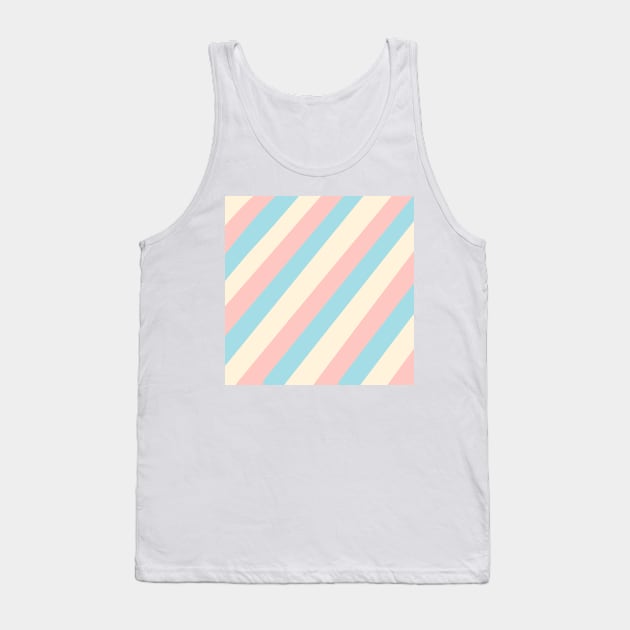 Pastel Pattern Design Tank Top by Slletterings